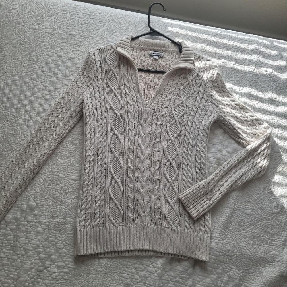 Cream Knit Sweater